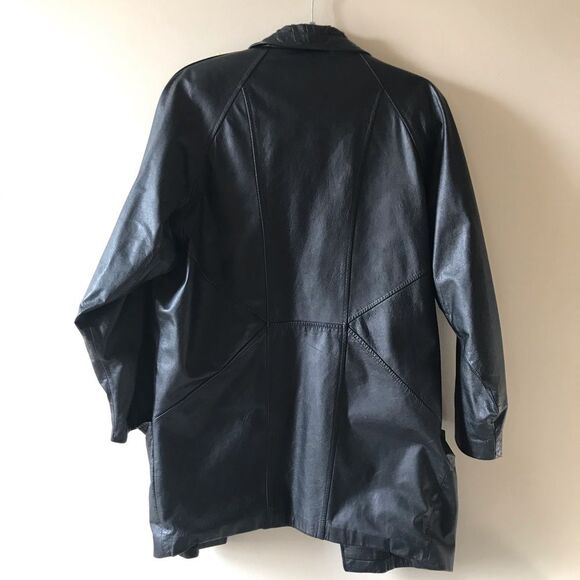 G-III Global Identity Vintage 100% leather Jacket with paisley lining, EUC 90s - Picture 7 of 8